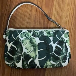 Tropical Leaf Print Women's Bag
